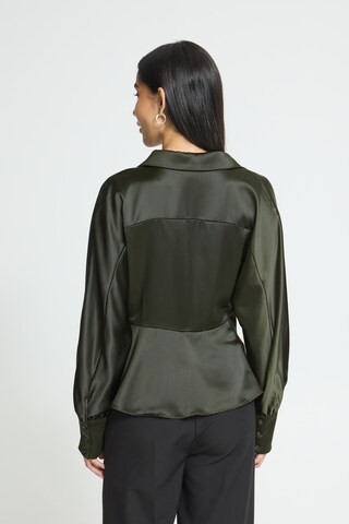 ICHI - Blusa 'RUTH' en marrón