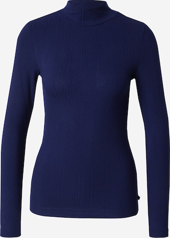 T-shirt QS en bleu : devant