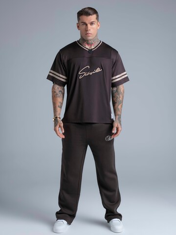 T-Shirt SikSilk en marron