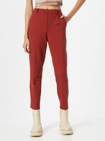 TOM TAILOR Slim fit Pants 'Mia' in Red: front