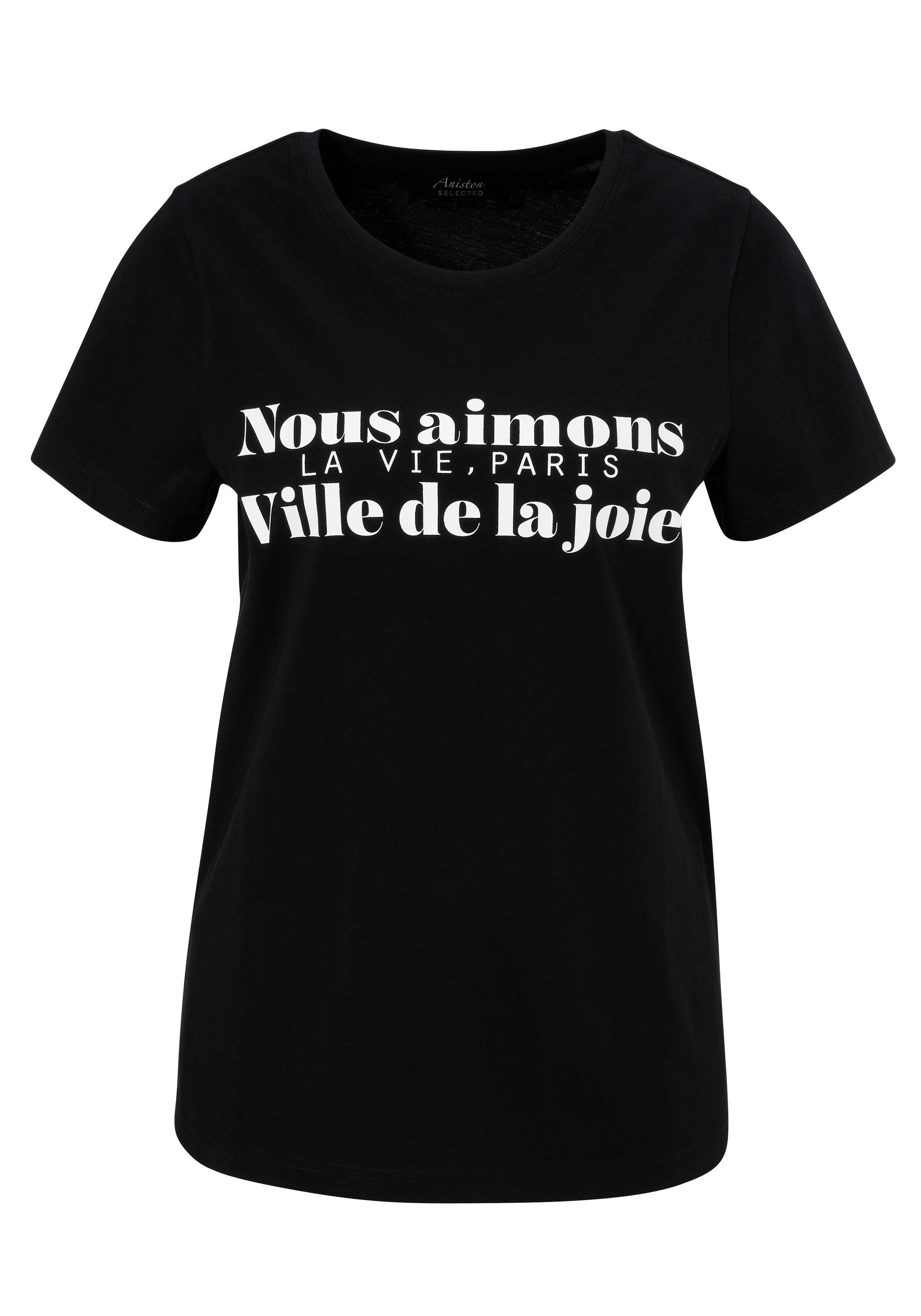 Aniston SELECTED Shirt in Black: front