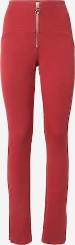Skinny Pantaloni de la PATRIZIA PEPE pe roșu: față