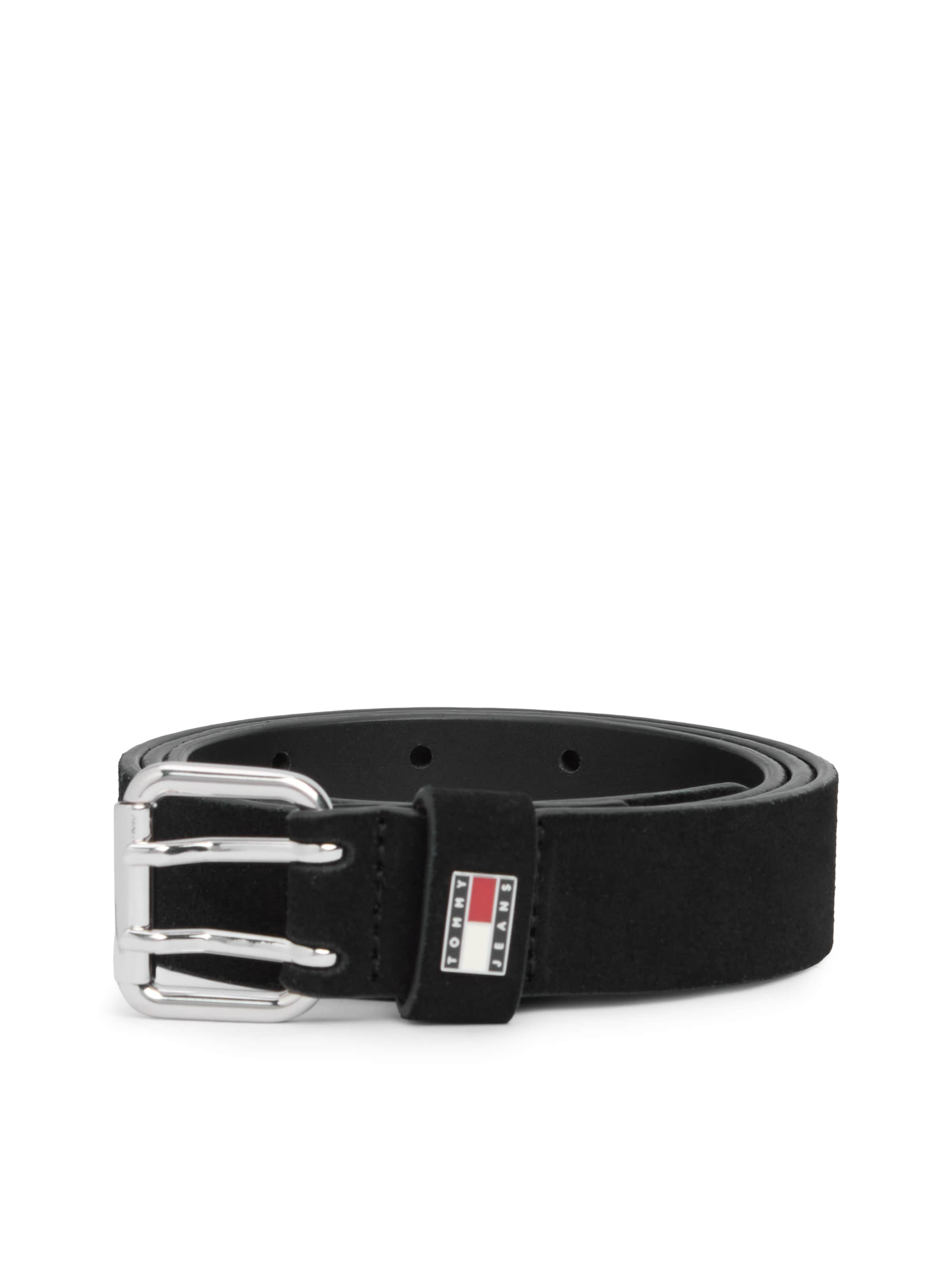 Tommy Jeans Bælte 'SQUARE 3.0' i sort: forside