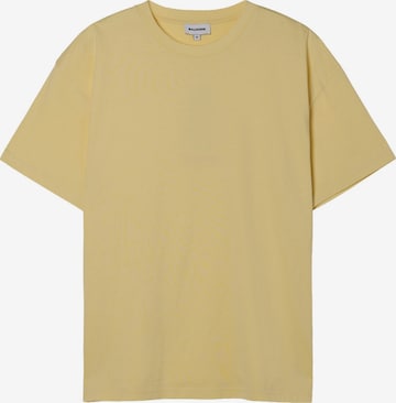 T-Shirt BALMOHK en jaune : devant