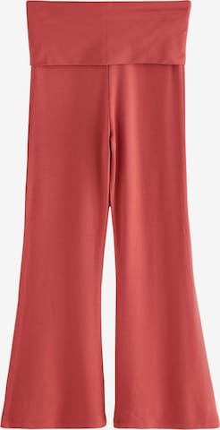 Next Levenevä Housut värissä punainen: etupuoli