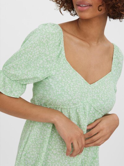 VERO MODA Φόρεμα 'Eli' σε πράσινο / ανοικτό πράσινο / λευκό, Άποψη προϊόντος