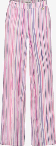 Wide Leg Pantalon Fabienne Chapot en mélange de couleurs : devant