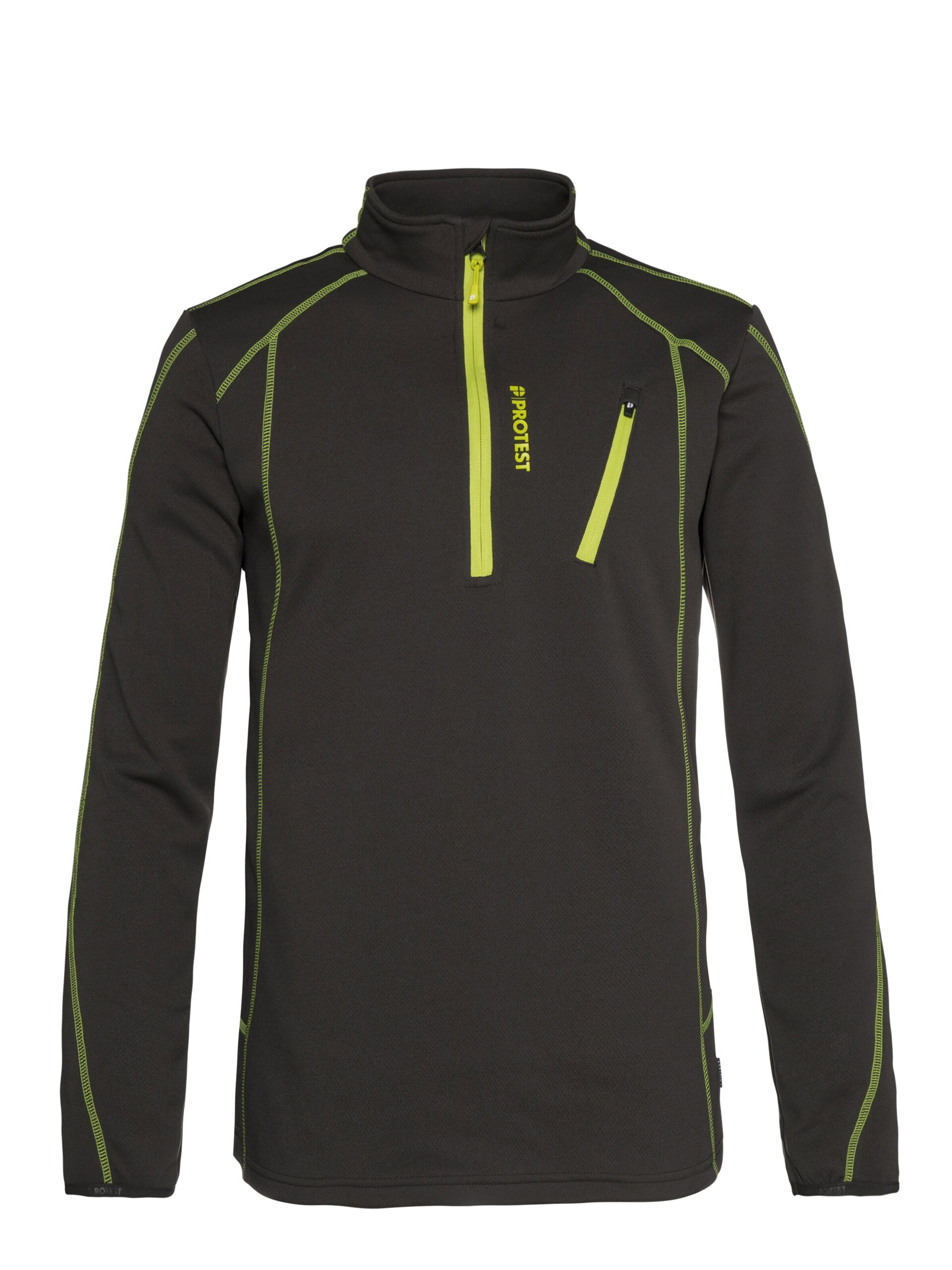 PROTEST Sportsweatshirt 'HUMANS'‌ in Grün: Vorderseite