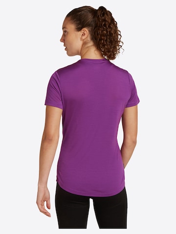 ICEBREAKER - Camisa 'W Mer 125 Cool-Lite Sphere III SS Tee' em azul
