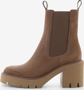 Kennel & Schmenger Chelsea Boots ' PUNCH ' in Brown: front