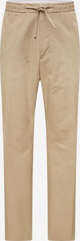 Tiger of Sweden Regular Trousers 'ISCOVE' in Beige: front