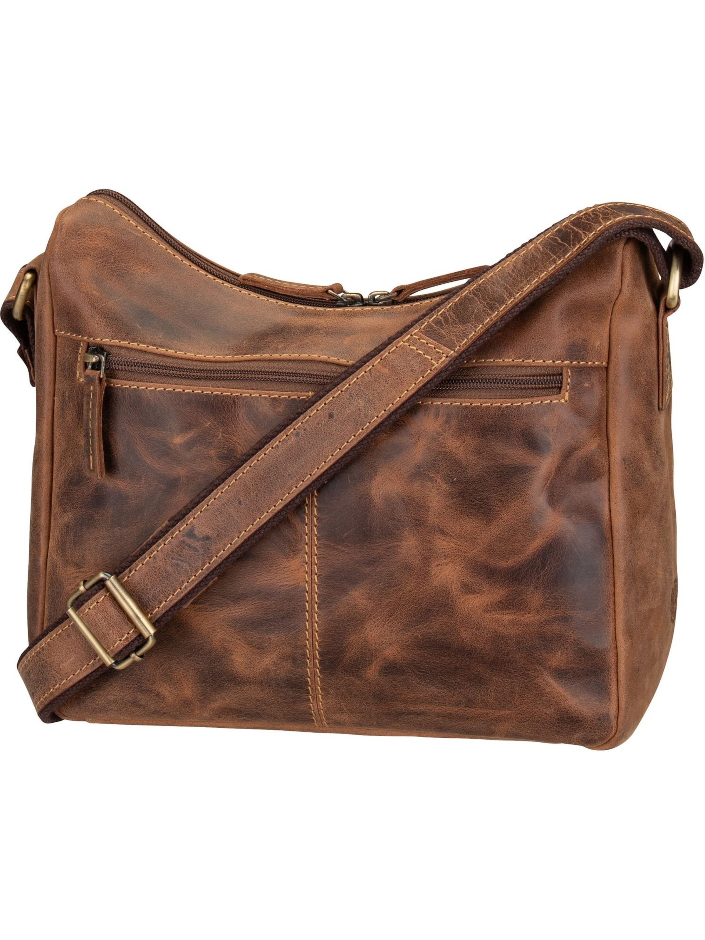 Sac à bandoulière 'Vintage' GREENBURRY en marron