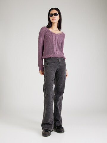 ABOUT YOU Sweater 'Jolin' in Purple