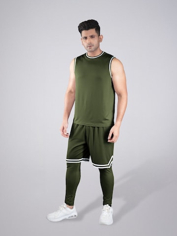 PANTONECLO - Chándal 'Flex' en verde: frente