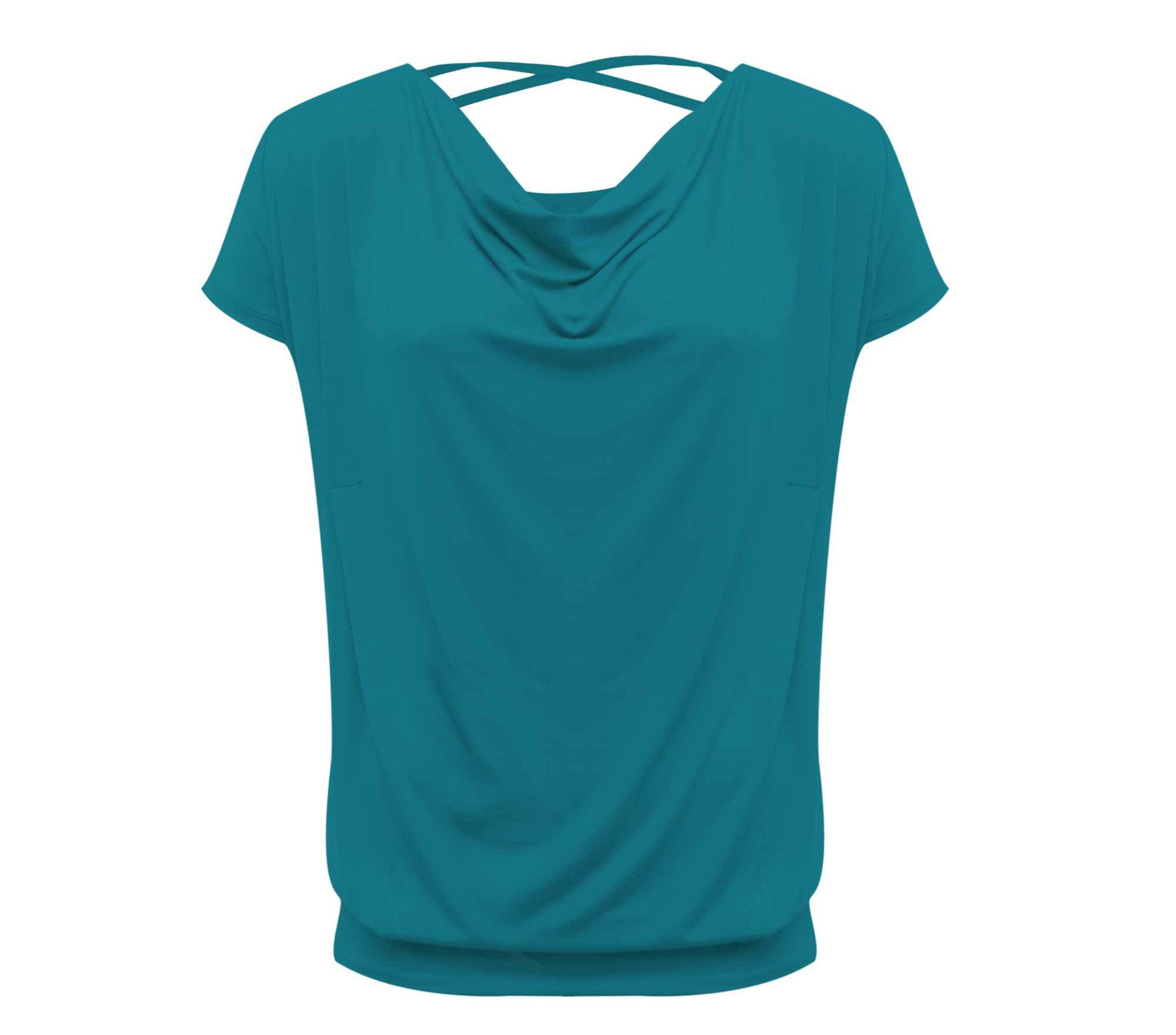 YOGISTAR.COM Shirt in Blau: Vorderseite