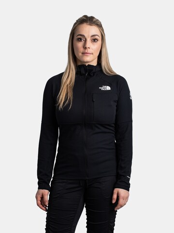 THE NORTH FACE Athletic Jacket in Black: front
