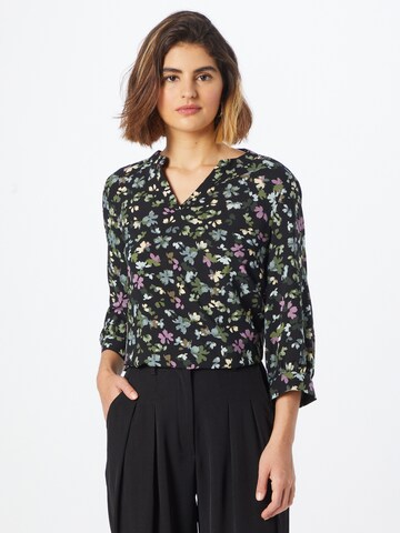 Fransa Blouse 'FLOW' in Groen: voorkant