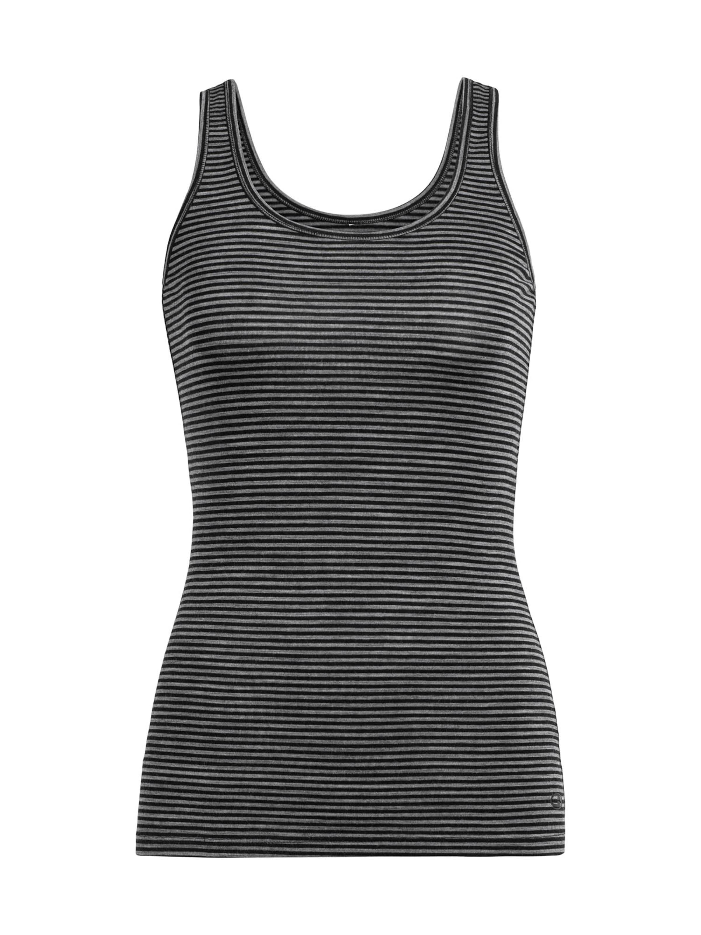 ICEBREAKER Sportovní top – šedá: přední strana