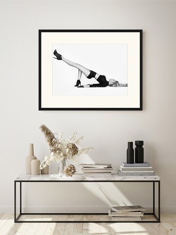 Liv Corday Image 'Stretching' in Grey