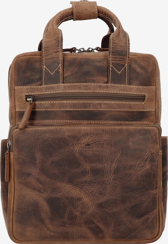 GREENBURRY Backpack in Brown: front