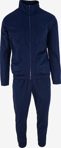Veste de survêtement Diadora en bleu : devant