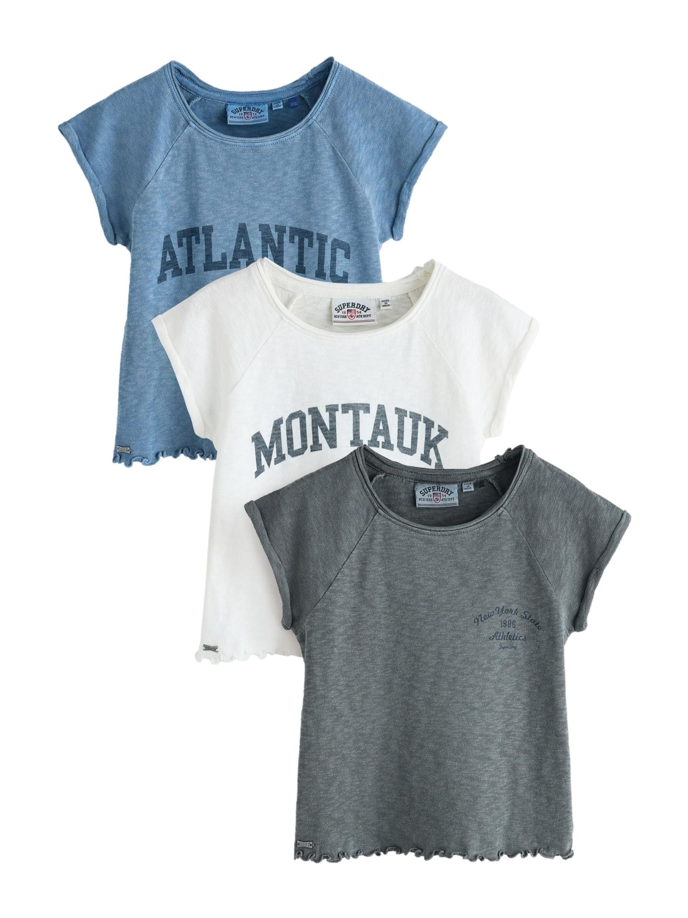 Maglietta 'Athletic' di Superdry & Co in blu: frontale