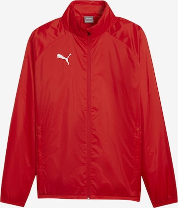 PUMA Funktionsjacke 'TeamGoal' in Rot: Vorderseite