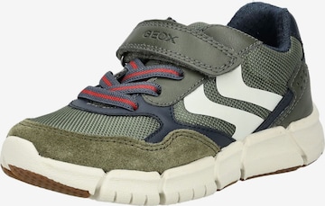 Baskets GEOX en vert : devant