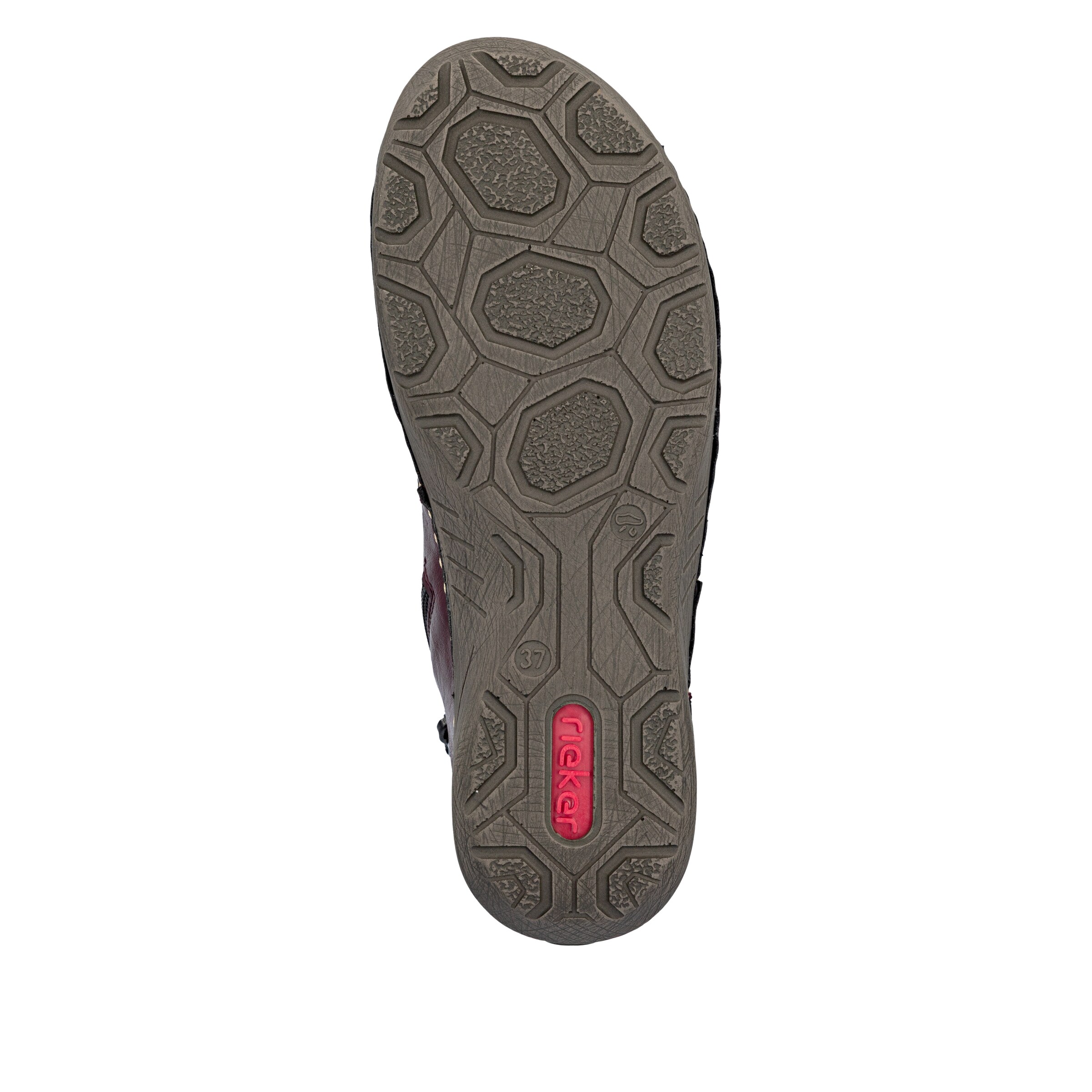 Rieker Schnürstiefelette in Lila