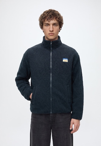 JACK & JONES Флисовая куртка 'JORPOCKY' в Синий: спереди