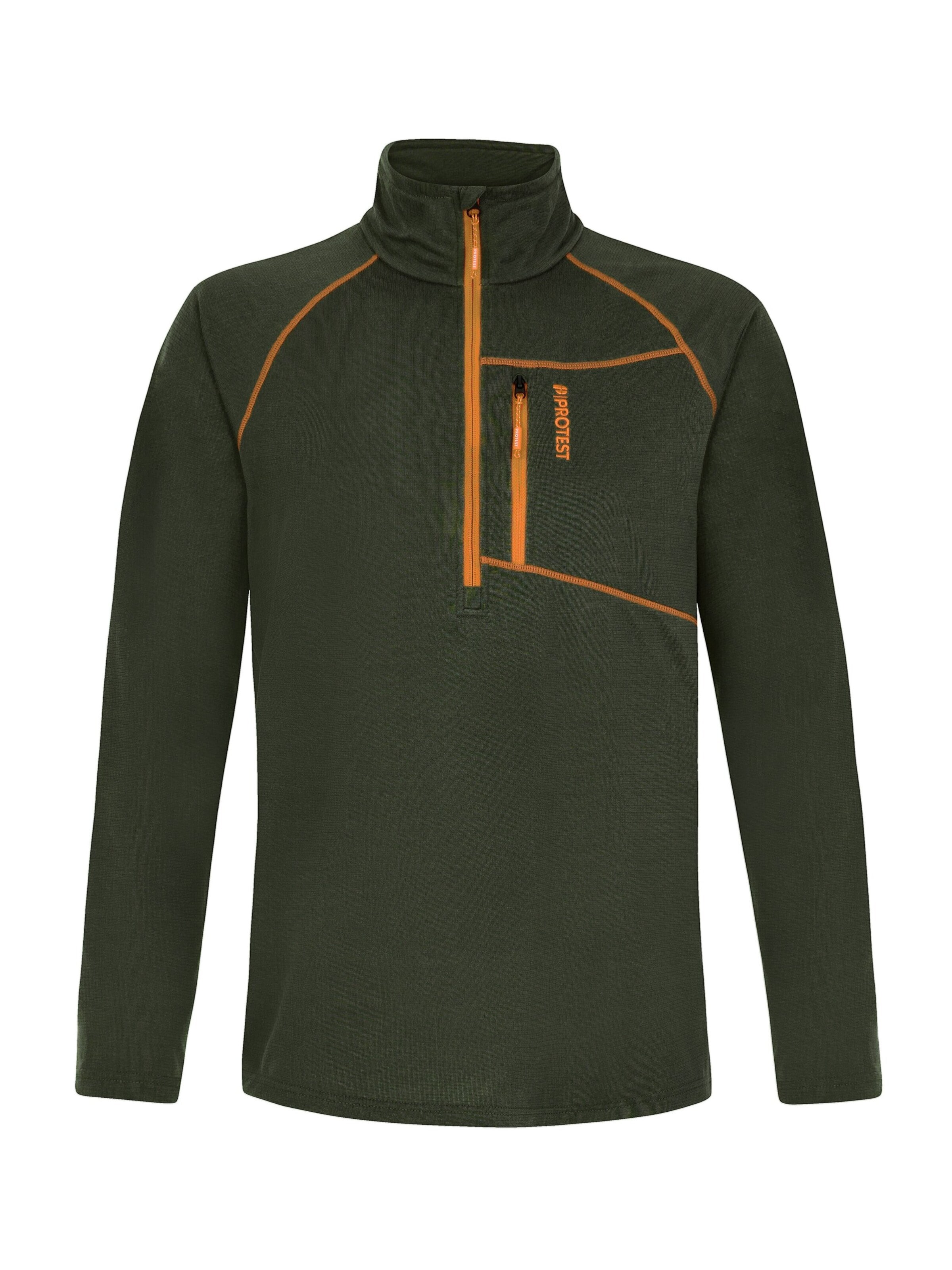 PROTEST Sportsweatshirt 'PRTRekody' in Groen: voorkant