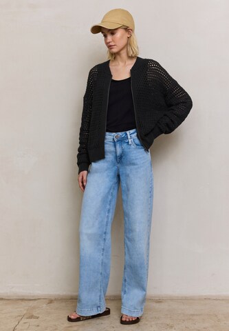 Street One Studio Strickjacke in Schwarz