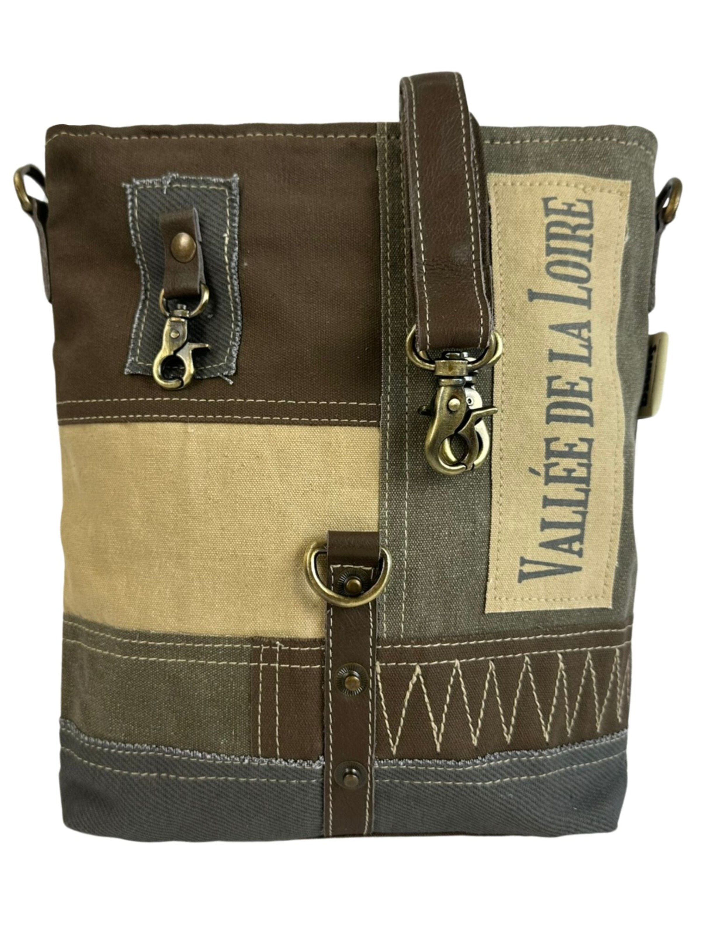 Sunsa Crossbody Bag 'Sunsa' in Green: front