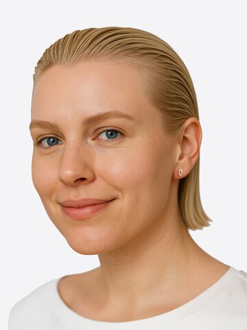 Sofia Milani Ohrringe 'Oval'‌‌‌‌‌‌‌ in Gold: Vorderseite