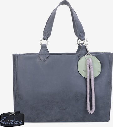 Fritzi aus Preußen Shopper 'Izzy Vintage' in Blue: front