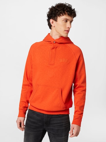 BOSS Orange Sweatshirt 'Wecollege' in Orange: predná strana