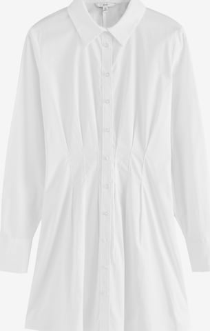 NextKošulja haljina - bijela boja: prednji dio