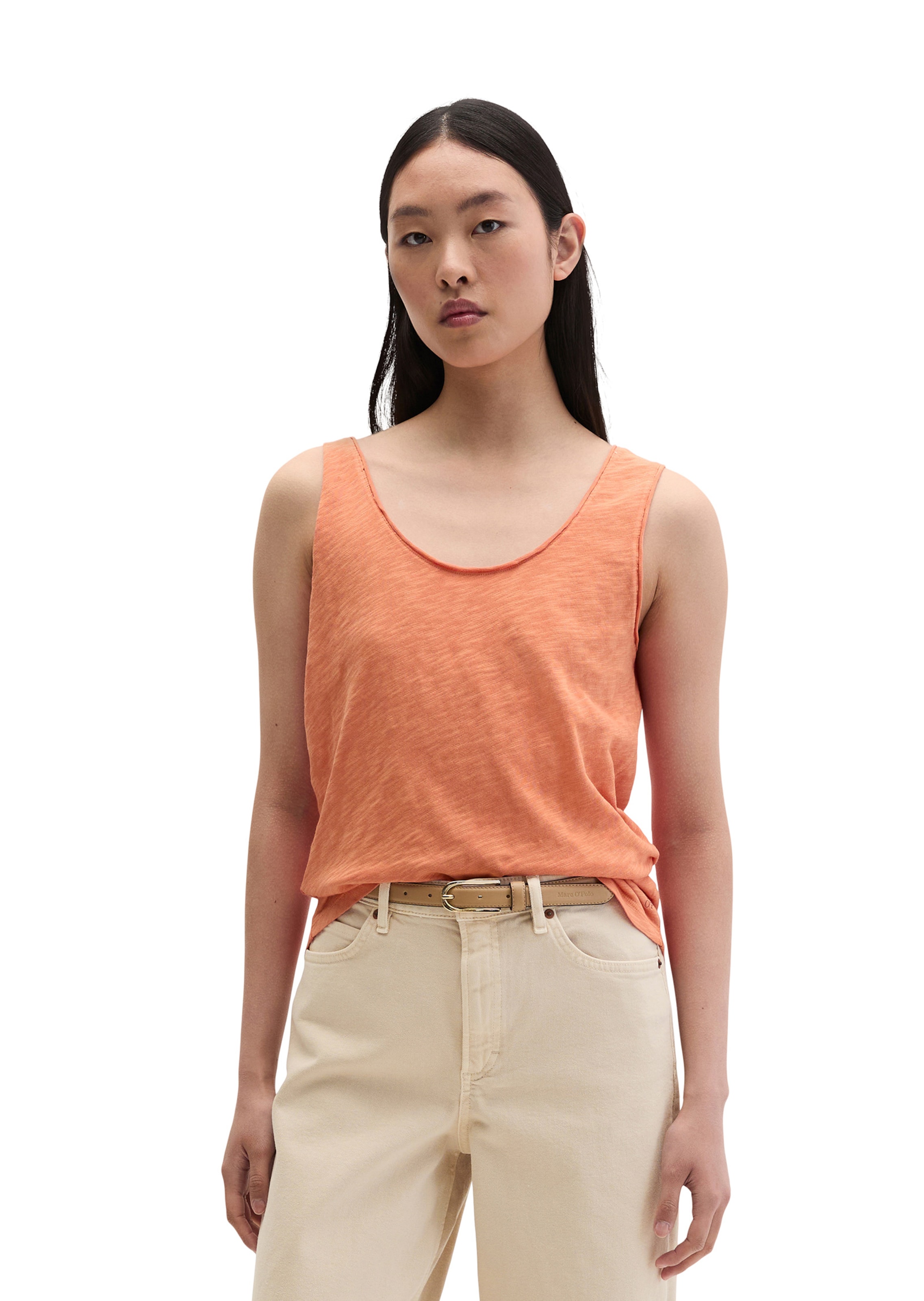 Haut Marc O'Polo en orange : devant