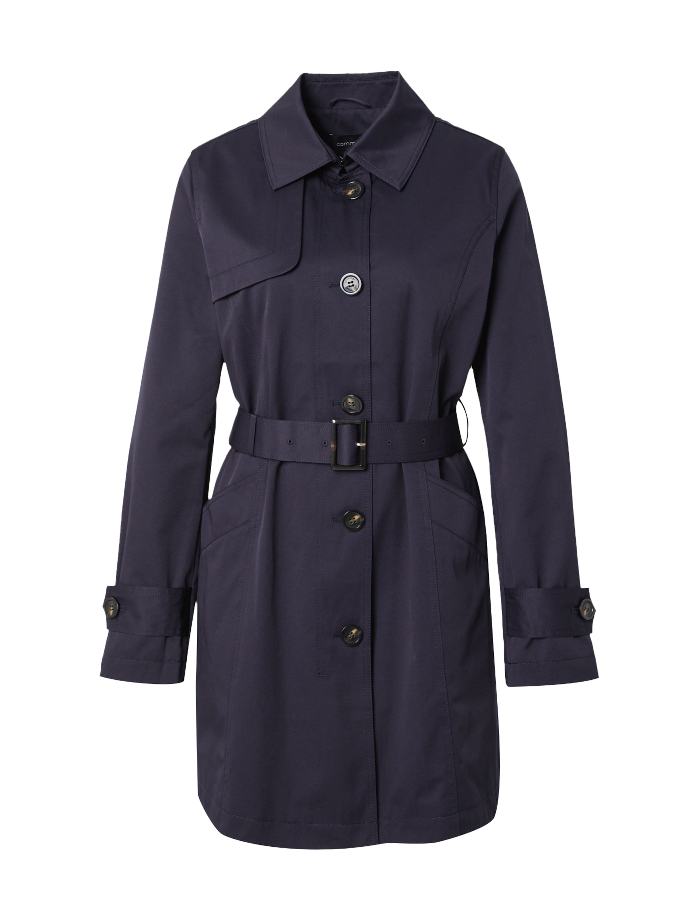 Manteau mi-saison COMMA en violet : devant