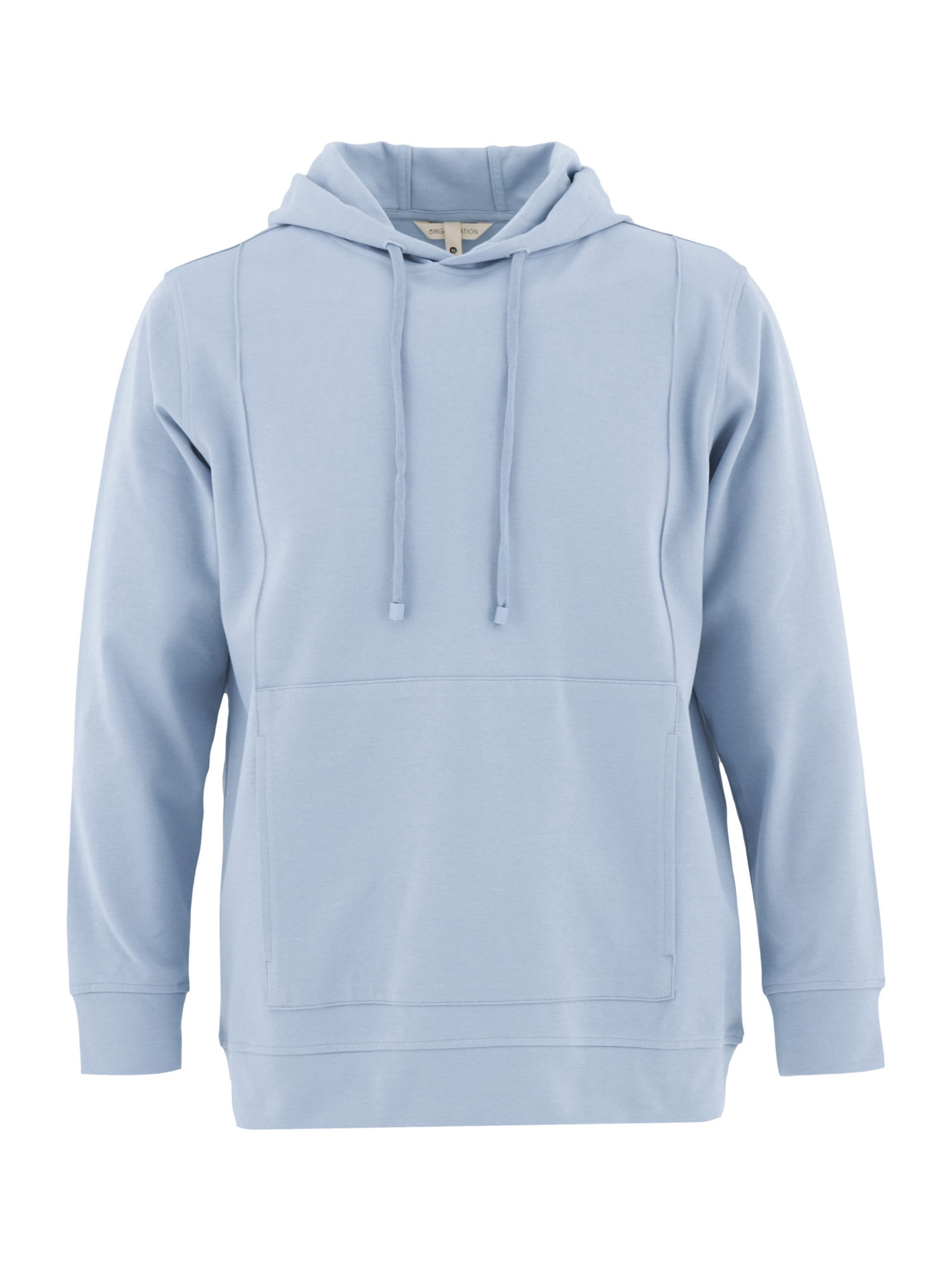 Organication Sweatshirt in Blau: Vorderseite