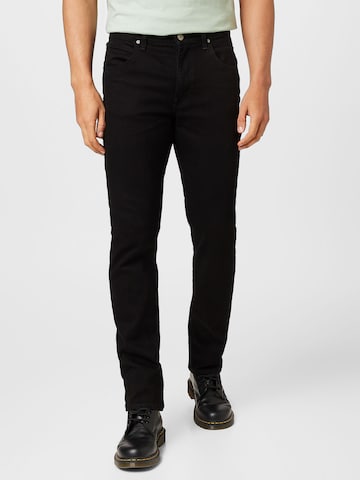 Lee Regular Jeans 'BROOKLYN STRAIGHT' in Zwart: voorkant