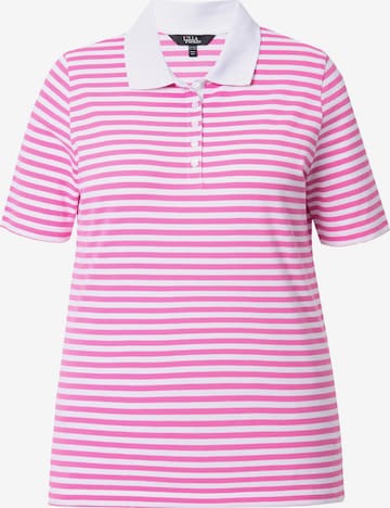 T-shirt Ulla Popken en rose : devant
