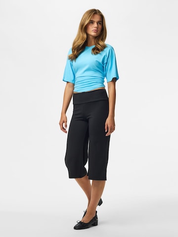 PIECES Wide leg Broek 'SOFIA ' in Zwart