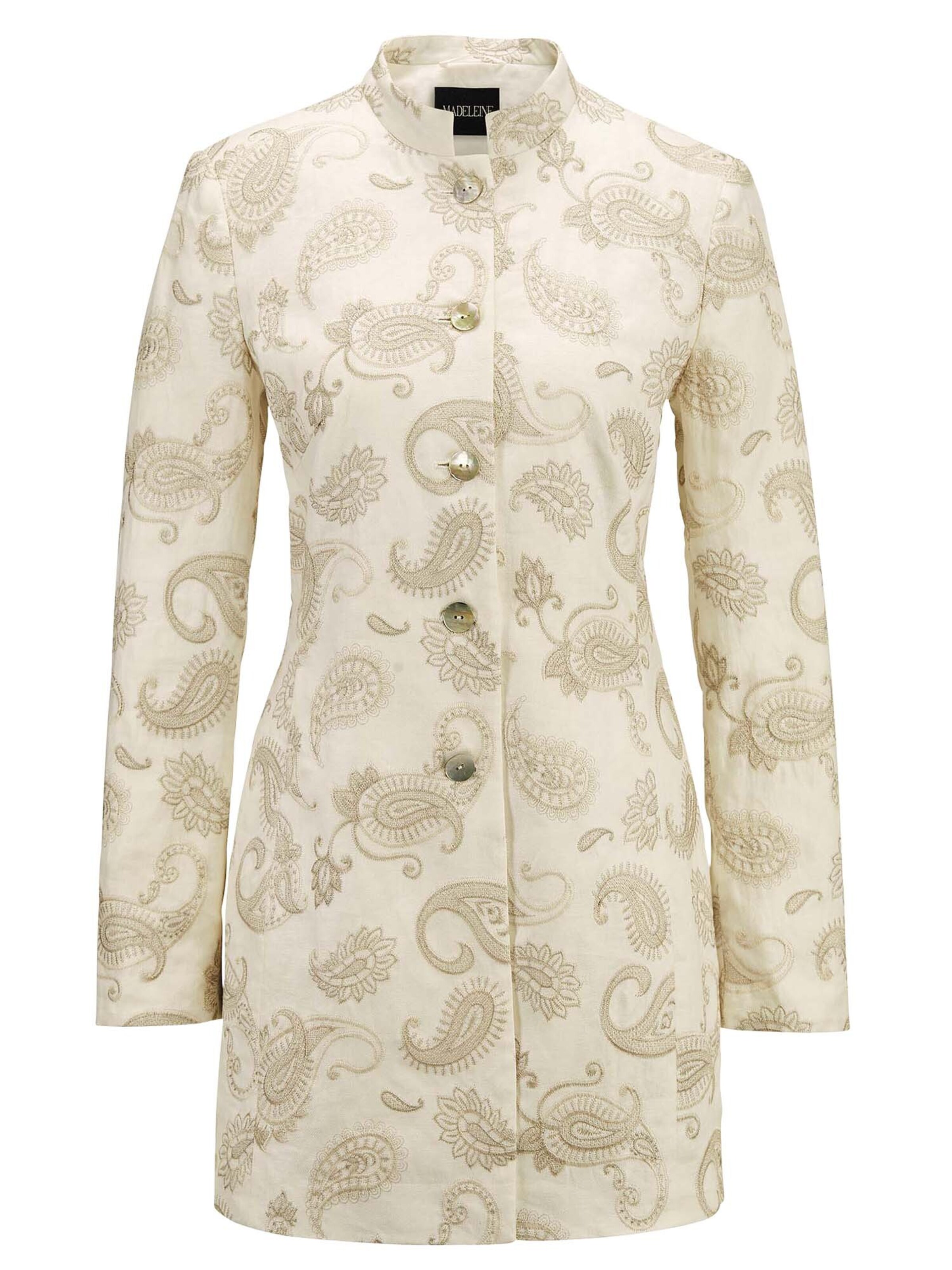 Blazer MADELEINE en blanc : devant