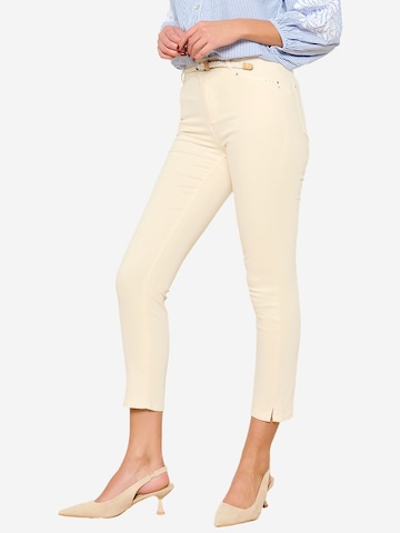 LolaLiza Slim fit Pants in Beige