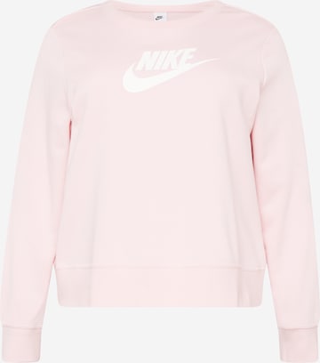 Nike Sportswear Спортивный свитшот в Ярко-розовый: спереди