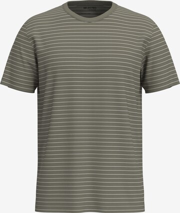 SELECTED HOMME T-Shirt 'Aspen' in Grün: predná strana