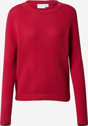 VILA Sweater 'Dalo' in Red: front