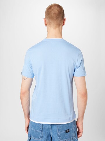 ALPHA INDUSTRIES T-Shirt in Blau