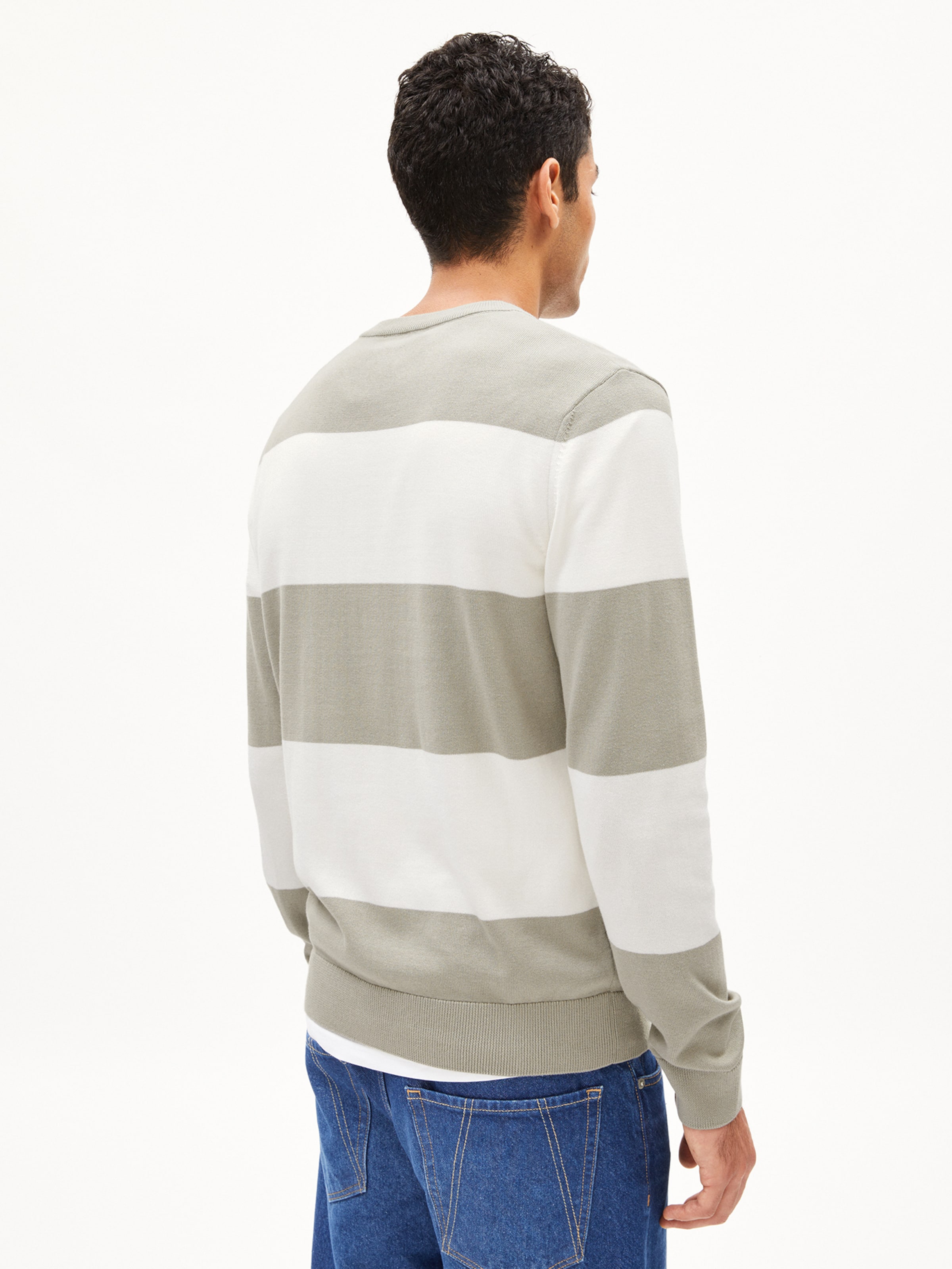 ARMEDANGELS Strickpullover 'Loukaa' in Grün: Vorderseite